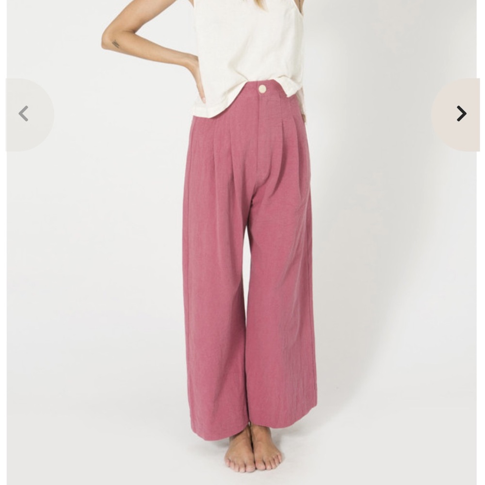 Ilana Kohn Pink Wide-Leg Trousers
